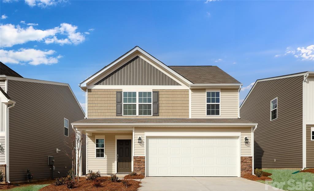 Bakers Creek Model Home Exterior Dream Modern Collection Kannapolis NC